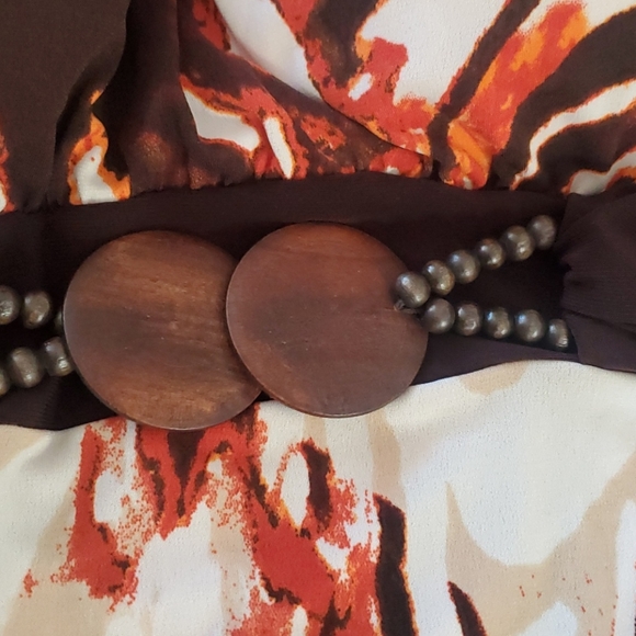 Sleeveless multicolor print top - Picture 6 of 7